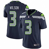 Nike Seattle Seahawks #3 Russell Wilson Steel Blue Team Color NFL Vapor Untouchable Limited Jersey,baseball caps,new era cap wholesale,wholesale hats